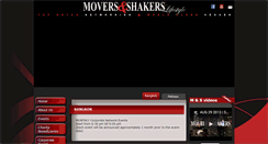 Desktop Screenshot of moversshakerscharity.com